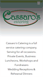 Mobile Screenshot of cassaroscatering.com